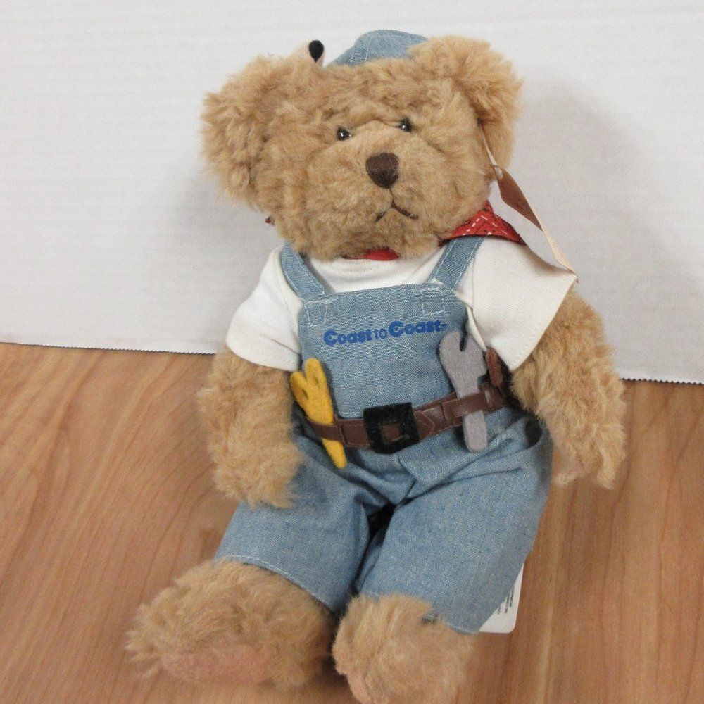 RUSS Bears From The Past Mr Fix It Teddy Bear Coast to Coast Stuffed Plush 10"